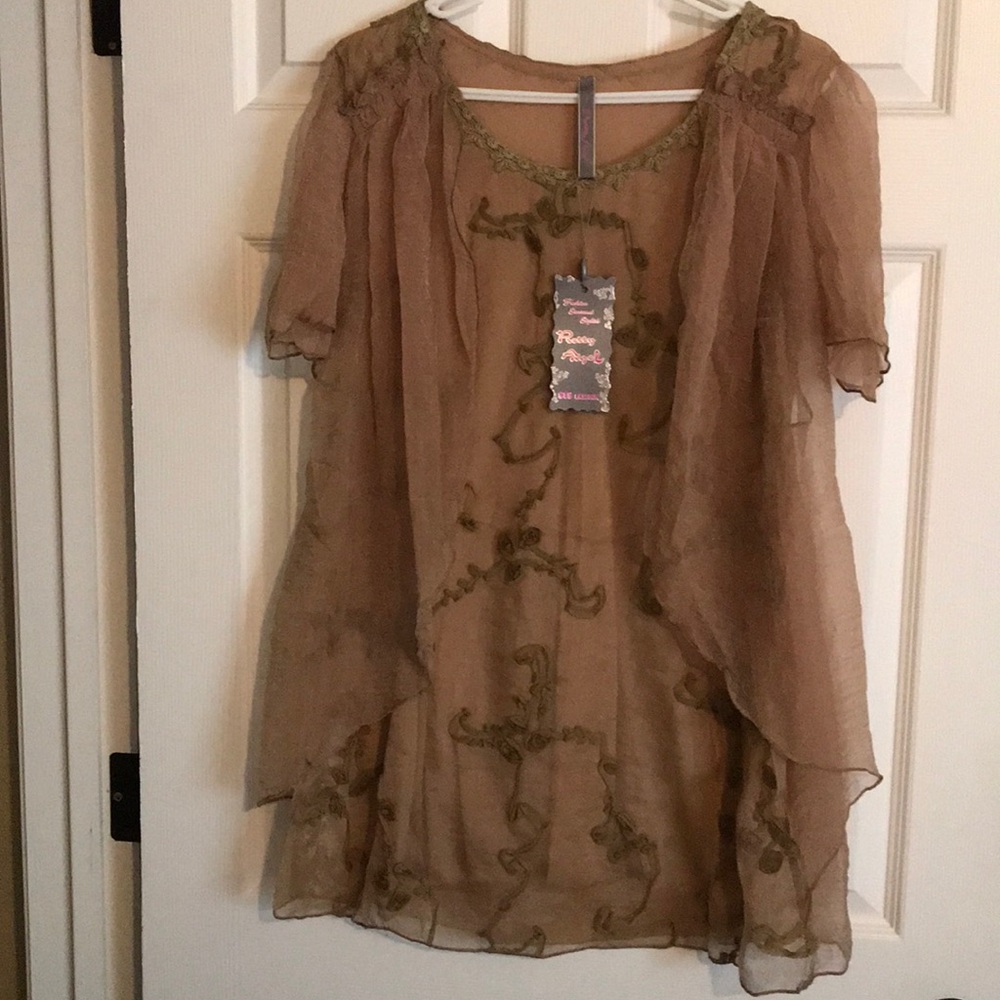 Pretty Angel Blouse Tunic NWT